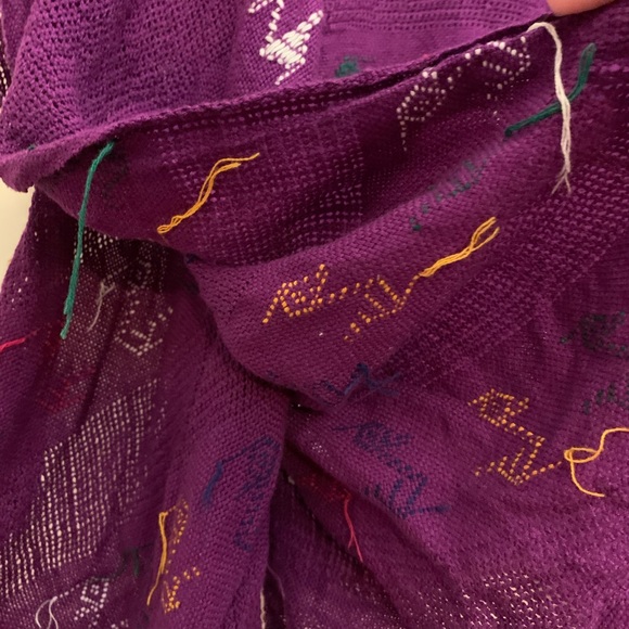 Boho Embroidered Poncho - Picture 4 of 8